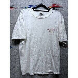 Vintage 90s thrashed super soft and thin Hard Rock Philadelphia T Shirt Large